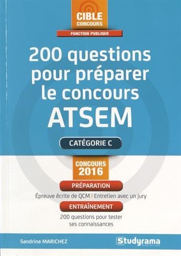 200 questions poutr préparer le concours ATSEM