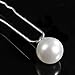 Polytree 20pcs Women's Fashion Wedding Bridal Party Hair Pins Clip Barrette White Faux Pearl Hairpins