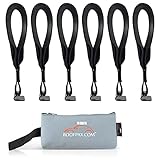 RoofPax 6 Rooftop Cargo Tie Down Hook Straps for