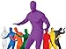 Rubie's 2nd Skin Zentai Supersuit, Purple, Medium Costume
