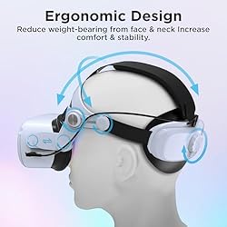 YOGES Head Strap with Battery Compatible for Oculus