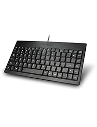 Adesso inalámbrico slimtouch Touchpad teclado de computadora, Negro