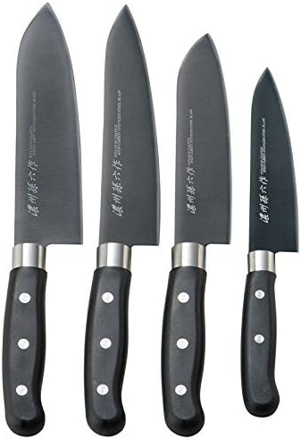 Mr. Magoroku Titanium coating knife 4-piece set