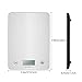 Digital Kitchen Scale，Slim Food Scale for Baking Cooking，Mini Multifunction Compact Scale with Precision Measuring，Tare & Auto Off Function，LCD Display，11lbs/5kg，Tempered Glass(Batteries Included)
