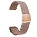 Kartice Compatible with Fossil Venture HR Gen 4 Bands Women's Gen 4 Sport 18mm Replacement Strap for Fossil Gen 3 Q Venture Smartwatch (Rose Gold)