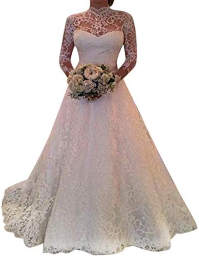 New Wedding Dress,Women Strapless Hollow Out Lace Slim Long Maxi Dresses Bride Evening Formal Party Brief Elegant