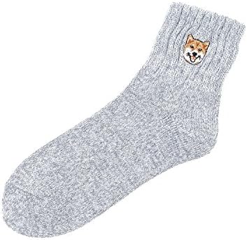 靴下屋 クツシタヤ スーパーsale セール期間限定 アメリブ動物刺繍ソックス 22 0 24 0cm 日本製 柄ソックス