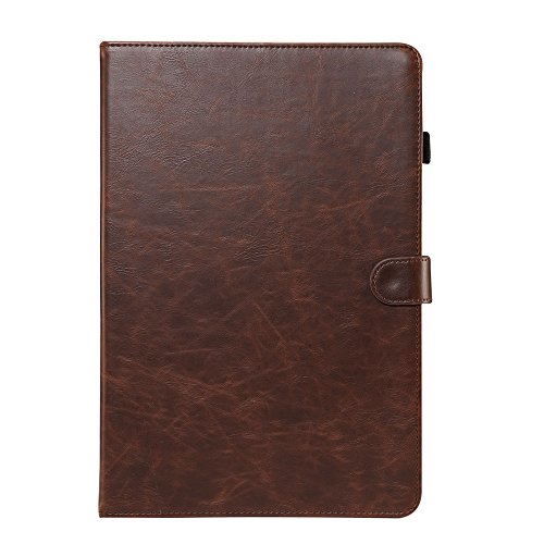 ChainPlus Huawei MediaPad M5 10.8 Inch Holster Case Flip, Cover Suit Premium Vertical Leather Pouch Sleeve Carrying Case Back case with Card Slot Holster for Huawei MediaPad M5 10.8 Inch (Brown)