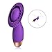 Utimi 10-speed Vibrator Silicone Brush Clitoris Massager Rechargeable Vulva Stimulator with Salient Points