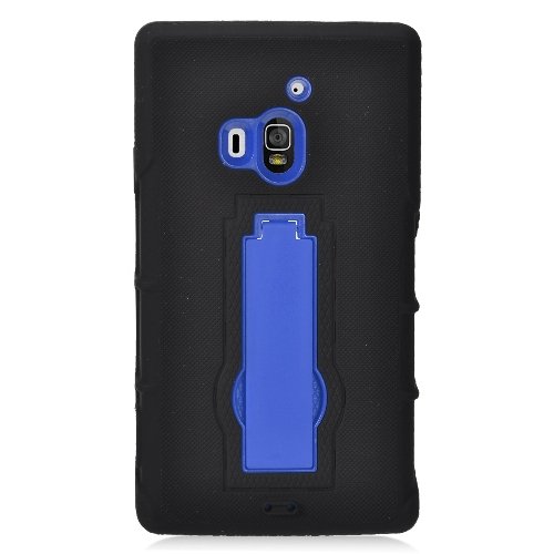 Coolpad Rogue Case,IDEA LINE INC(TM)For Coolpad Rogue(T-Mobile)Heavy Duty Hybrid Protective Phone Cover + Free Stylus Pen(BLUE/BLACK)