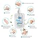 300ML Large Hand Sanitizer Soothing Gel for Household, Rinse Free, Antibacterial, Aloe & Vitamin E Moisturizing Formula,Kills 99.9% of Germs for Adults & Kids with 24-Hour Protection