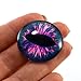 30mm Glass Eye Single Pink and Blue Cat Glass Eye Dragon Cabochon Taxidermy Sculpture or Jewelry Making Crafts