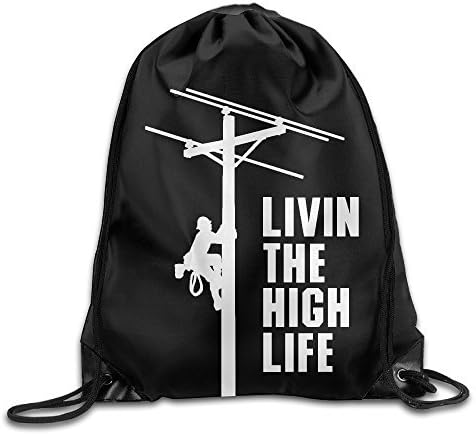 AegeanSea Livin The High Life - Lineman Line Worker Utility Fashion Rope Bag