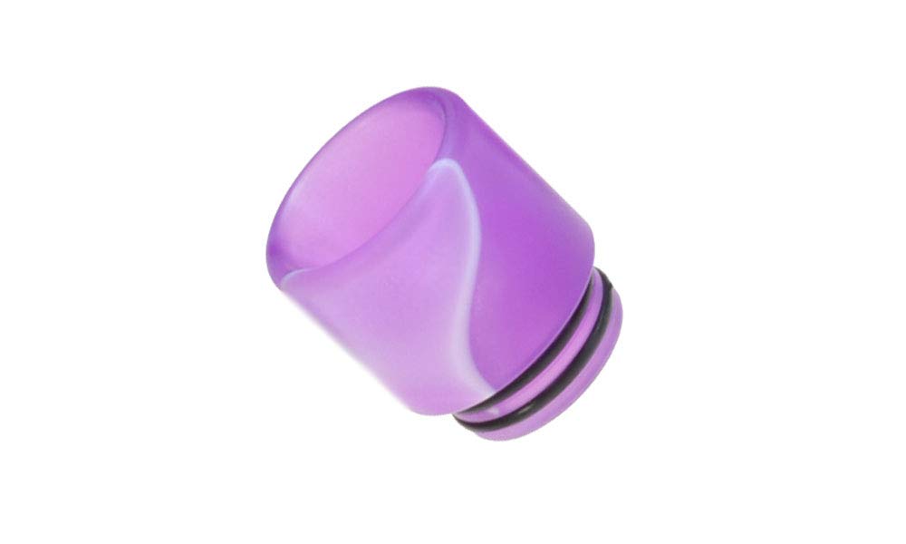 Armerah Marbled Regular 810 Drip Tip eCig Mouthpiece Short/Wide Acrylic Single Purple