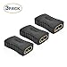 RKINC 3-Pack HDMI Female to Female Coupler Adapter- 3D & 4K Resolution-Ready