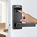 HARFO HL91 Fingerprint Touchscreen Keyless Door Lock with OLED Display, Perfect for Office & Home (Aged Bronze)