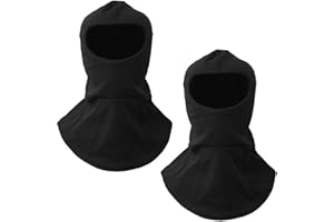 CLPHJJCKX 2 Pieces of Flame Retardant Grade Balaclava FR Cotton, Full face Cover Welding, Hood, Welding, Helmet, for Welding,