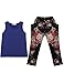 Arshiner Toddler Baby Kids Girls Summer 2PCS Sets Outfits Sleeveless Shirt/Tops + Floral Pants with Pockets