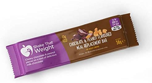 Shake That Weight Meal Replacement Bar - Chocolate and Peanut Flavour - 12 Bars