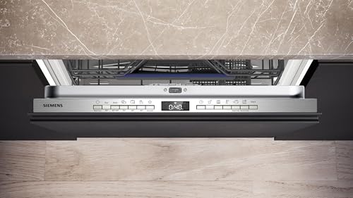 Siemens SN63EX27AE, iQ300, Smarter Geschirrspüler 60 cm Vollintegriert, Made in Germany, Besteckkorb, varioSpeed, automatische Türöffnung, hohe Hygieneleistung, Automatikprogramme, Gebürsteter Stahl 7