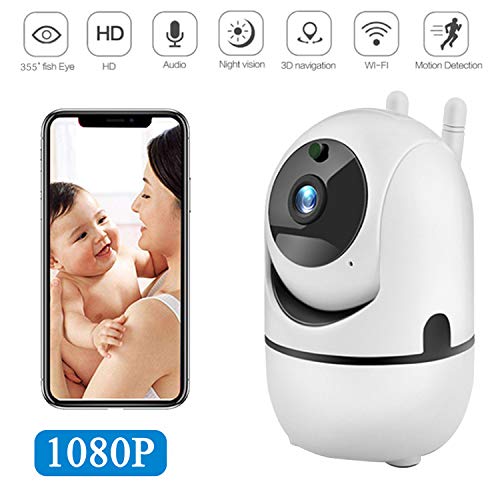 ZLFT Full HD 1080P 2MP WiFi Camera Indoor Pan/Tilt Wireless IP Camera,Remote Baby/Pet Monitor,Home Video Surveillance System,Intelligent Tracking,355°Horizontal&90°Vertical Rotation,IR Night Vision - Thumbnail 7