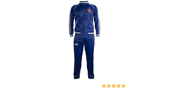 JL Sport Chaqueta De Unión Soviética URSS CCCP 1970 Retro del Fútbol Chándal  con Cremallera Chaqueta Hombres Y Pantalones - S: Amazon.es: Ropa