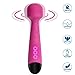 Zemalia Wand Massager Vibrator Waterproof Cordless 5 Speeds 5 Powerful Patterns Vibrating Toy for Adult