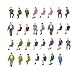50pcs Seated People Passengers Figures Painted Model Train Scale 1:50
