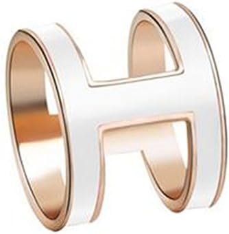 HLDIY H Shape Two Rings Women's Charming Scarf Ring Clip Buckle
