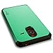 Lumia 640 XL Case, CoverON® [Slim Guard Series] Slim Dual Layer Armor Hard Cover Thin TPU Phone Case for Microsoft Lumia 640 XL - Teal & Black
