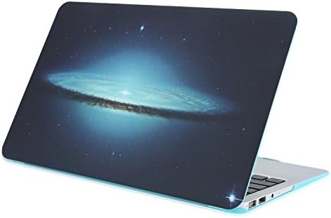 WINHI MacBook Air 13 Inch Case Hard Shell Folio Case Snap on Computer Cover for Model A1466 and A1369 (with Keyboard Protective Film &amp; Mouse Pad)- Starry Sky