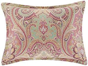 Echo Guinevere Mini Duvet Cover Set, Full/Queen, Coral/Sea Foam