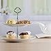 Klikel 2 Tiered Serving Stand - Serving Tray For Parties - Square Platter For Cupcakes Fruits Dessert or Tea - Cake Pop Stand And Buffet Server