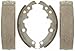 ACDelco Silver 14553B Bonded Rear Drum Brake Shoe Set