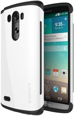 LG G3 Case, Slimpack Shockproof Plus Case (White)