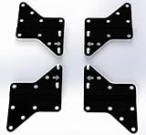 Husky Mounts 4 Universal VESA Adapters Extenders Converts 200x200 Mount to fit 400X400, 400x200, 400x300 and 300x300 Patterns, Flat Screen TV Wall Mount Bracket Extensions