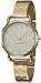 Nine West Women's NW/2102SVGB Crystal Accented Gold-Tone Bangle Watch