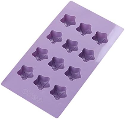 VIASA Non Stick Ice Cube Chocolate Jelly Sweet Candy Maker Stars Moulds Trays (C)