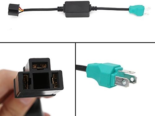 1 pc H4 HB2 9003 LED Headlight Decoders Can-bus Error Free Anti-Flicker Warning Canceller Resistor