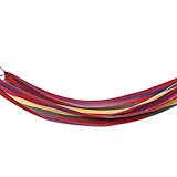 idalinya Hammock Cotton Fabric Single Soft Woven Cotton Fabric Sleeping Hanging Bed for Backpacking Travel Beach Backyard Hiking