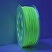 Gizmo Dorks 3mm (2.85mm) ABS Filament 1kg / 2.2lb for 3D Printers, Fluorescent Green (UV Light)