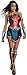 Rubies womens Secret Wishes Wonder Woman With Boot Tops Adult Sized Costume, As Shown, Large US