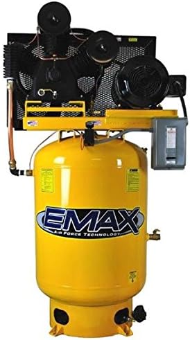 10 HP Air Compressor, 120-Gallon, Vertical, 2-Stage, 3PH, Industrial Plus Series, Model EP10V120Y3 by EMAX Compressor