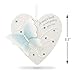 Hallmark Keepsake Christmas Ornament 2018 Year Dated Mom Thanks Heart Butterfly Porcelain