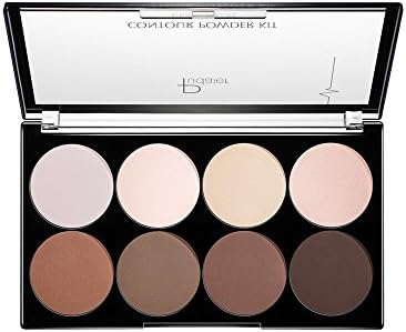 Peacur Professional Brightener Infallible Full Coverage Womens 8 ColorsContour Repair Powder Shadow Grooming Repair Capacity Cosmetic Makeup (A)