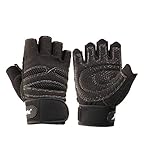 Coromose® Comfortable Black Weight Lifting Training Workout Exercise Gloves M