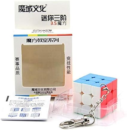 Cubelelo MoFang JiaoShi Mini 3x3 Key-chain Cube (3.0 cm) 3x3x3 Keychain Magic Cube Puzzle