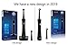 Fairywill Rotary Whitening Electric Toothbrush - For a Dentist like clean with 3 Modes, Waterproof with a built in Timer, Rechargeable Battery, and 2 Brush Heads for Home Use in Black