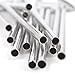 Aspire 48 PCS Stainless Steel Spoon Straws, 7.5