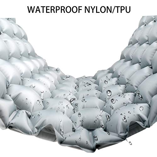 yeacar Ultralight Sleeping Pad - Self Inflating Sleeping Pad is Ideal for Camping Hiking Backpacking - Camping Pad(Gray)